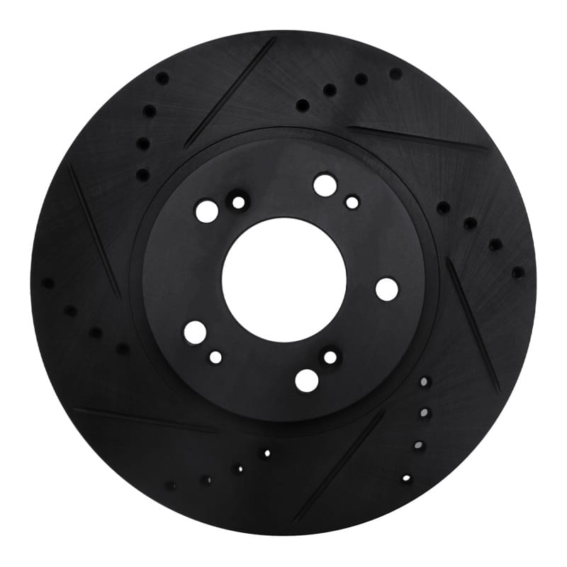 R1 Concepts — R1 04-11 Mitsubishi Grandis (Mexico) Front Left Drilled & Slotted Black Brake Rotor
R1 Brake Rotor Drill