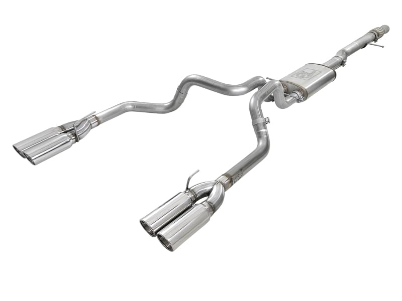 aFe — aFe Vulcan Series 4-3in 304SS Exhaust Cat-Back w/ Pol Tips 2019 GM Silverado/Sierra 1500 V8-6.2L
Cat-Back Exhaust