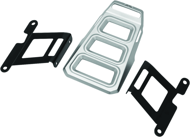 Kuryakyn — Kuryakyn Dillinger Luggage Rack Silver