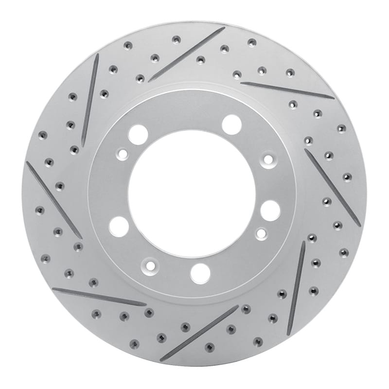 R1 Concepts — R1 89-97 Porsche 911 Front Left Drilled & Slotted Geo-Carbon Rotor