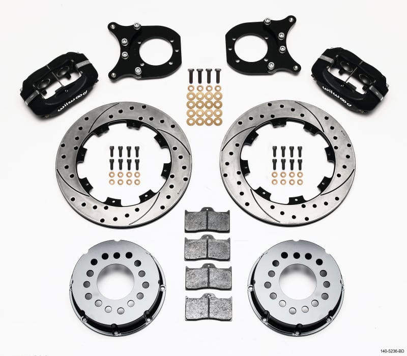 Wilwood — Wilwood Forged Dynalite P/S Rear Kit Drilled Rotor Chev 12 Bolt w/Clip Eliminator
BRAKE KIT