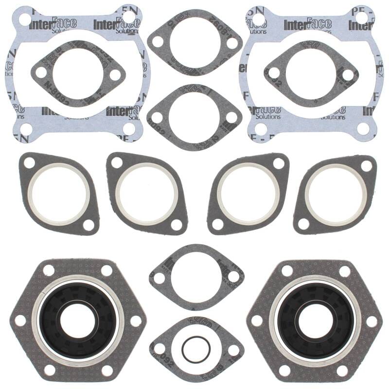 Vertex Pistons — Vertex Gaskets 81-82 Polaris Cutlass SS 440 Complete Gasket Kit w/ Oil Seals