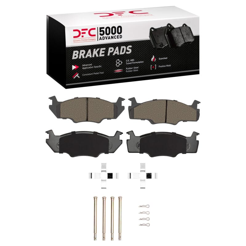 DFC — DFC 80-84 Volkswagen Rabbit (Excl Convert & Pickup) Front 5000 Adv Semi Metallic Pads & Hardware Kit
DFC Brake Pad Set