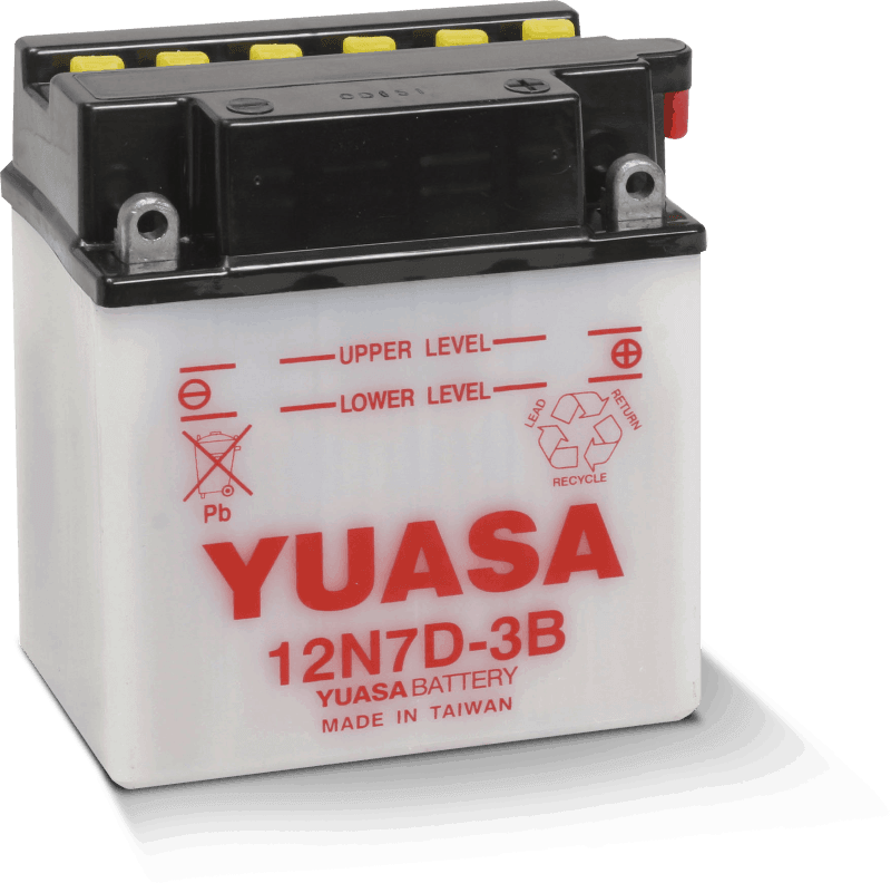Yuasa Battery — Yuasa 12N7D-3B Conventional 12-Volt Battery