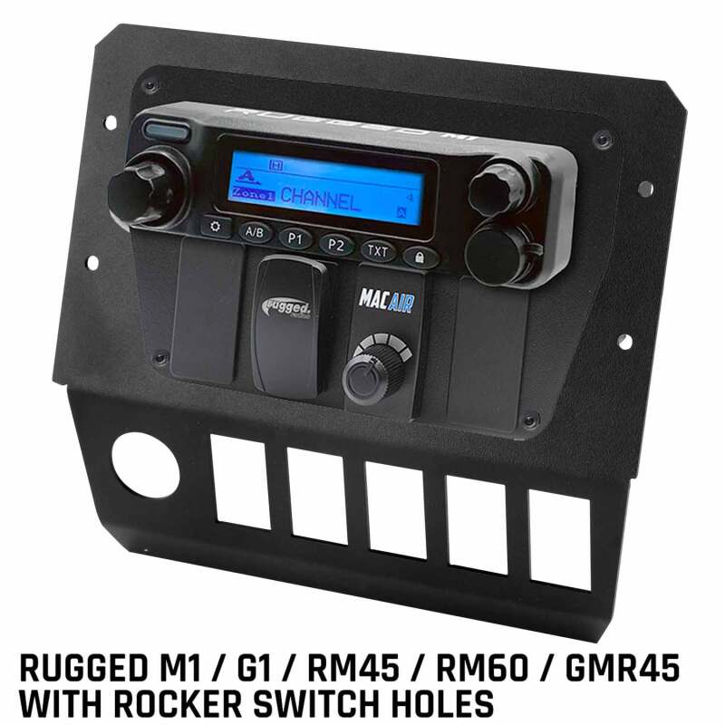 Rugged Radios — Rugged Radios Polaris General Multi Mount Kit - M1/G1/RM45/RM60/GMR45 w/Switch Holes