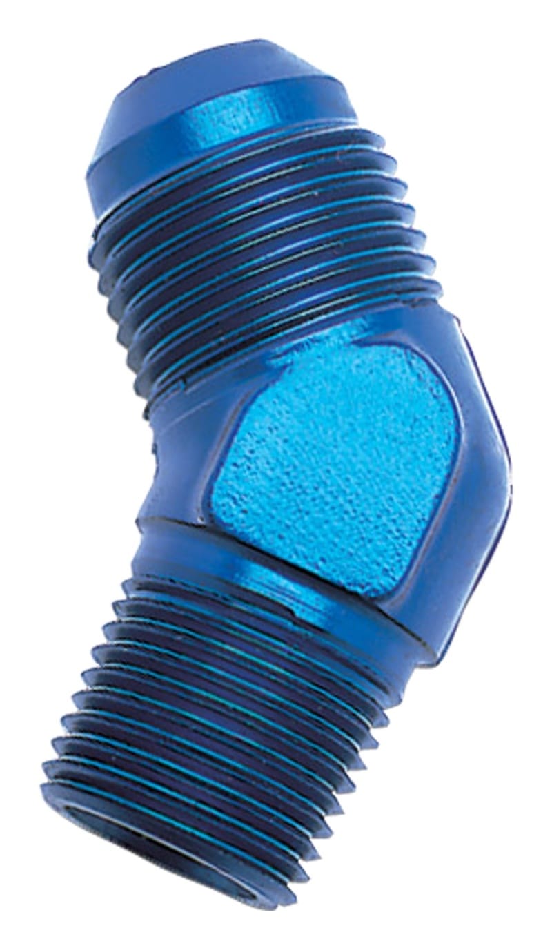 Russell — Russell Performance -6 AN to 1/8in NPT 45 Degree Flare to Pipe Adapter
Adapter Fitting