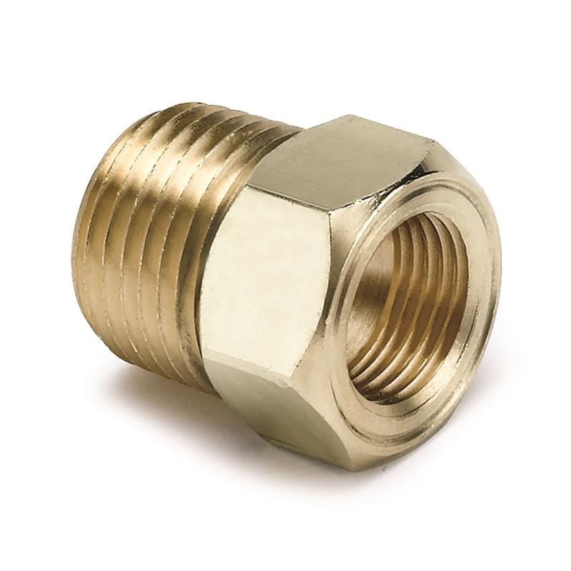 AutoMeter — Autometer 1/2 inch NPT Male Brass for Mechanical Temp. Gauge Adapter
1/2 NPT TEMP ADAPTER