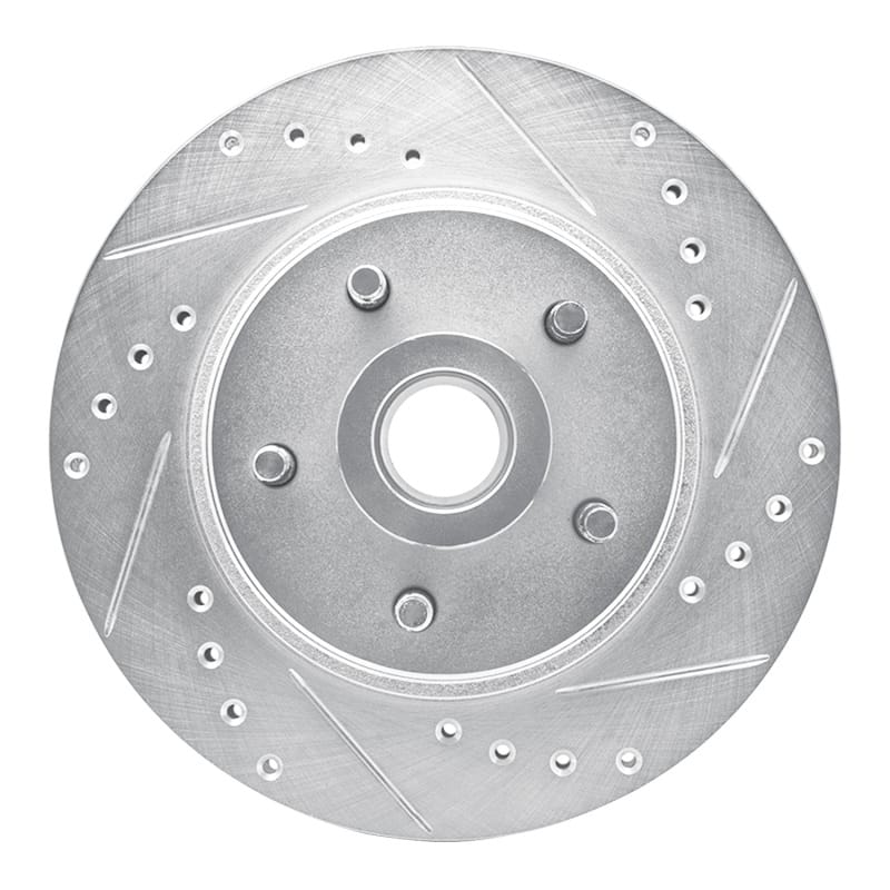 R1 Concepts — R1 82-87 Ford Mustang Front Right Drilled & Slotted Silver Brake Rotor
R1 Brake Rotor Drill