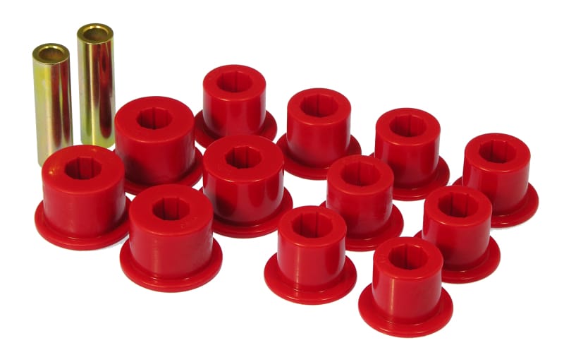 Prothane — Prothane 86.5-97 Nissan Hardbody 2wd Spring & Shackle Bushings - Red
SPRING/SHACKLE BUSH