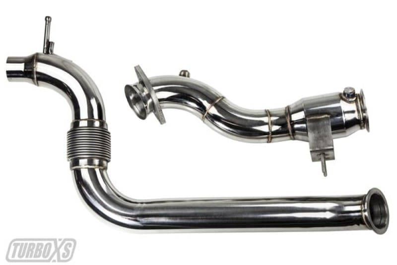 Turbo XS — Turbo XS 2015+ Ford Mustang Ecoboost Downpipe w/ High Flow Catalytic Converter
Exhaust System