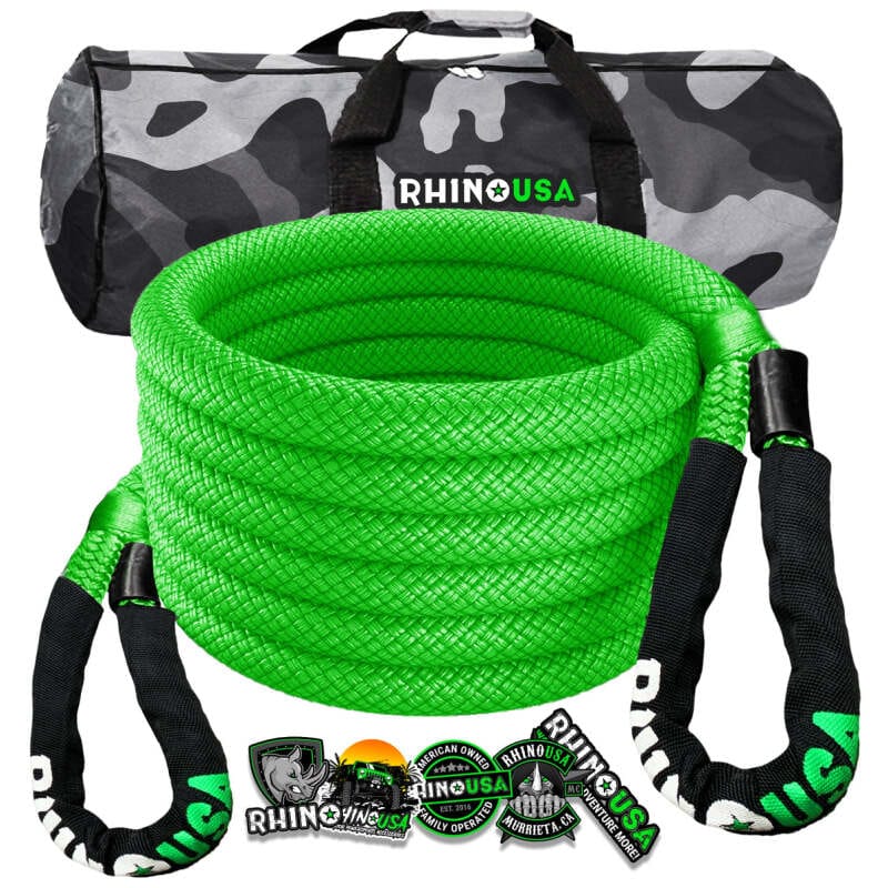 Rhino USA — Rhino USA Kinetic Energy Recovery Rope (1In X 30Ft) Green
Recovery Rope
