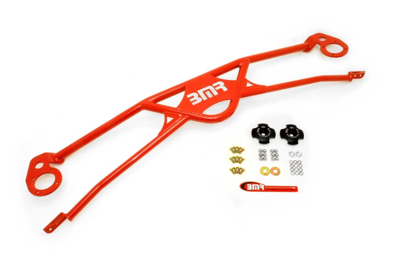 BMR Suspension — BMR 2010 5th Gen Camaro Front 4-Point Strut Tower Brace - Red