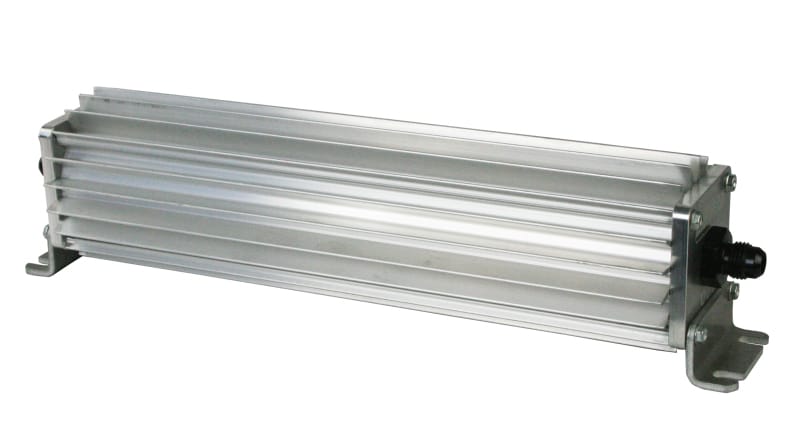Moroso — Moroso Automatic Transmission Oil Cooler w/Filter - 12in x 3in - Aluminum