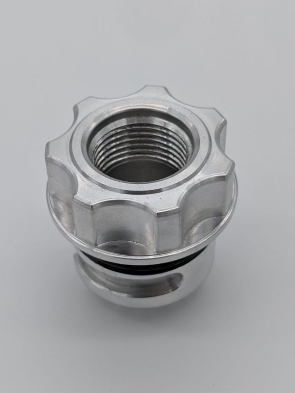 Granatelli Motor Sports — Granatelli GM LS/LT / Ford Coyote -10AN ORB Female Threaded Insert Vented Oil Fill Cap - Natural
Oil Filler Cap