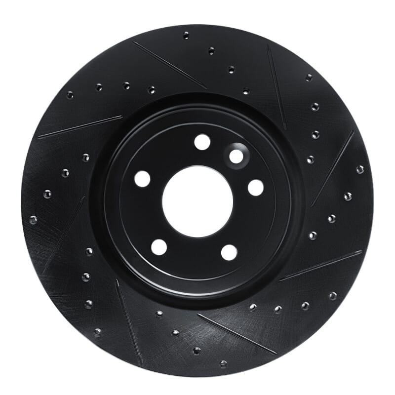 R1 Concepts — R1 17-20 Jaguar XF Front Right Drilled & Slotted Black Brake Rotor
R1 Brake Rotor Drill
