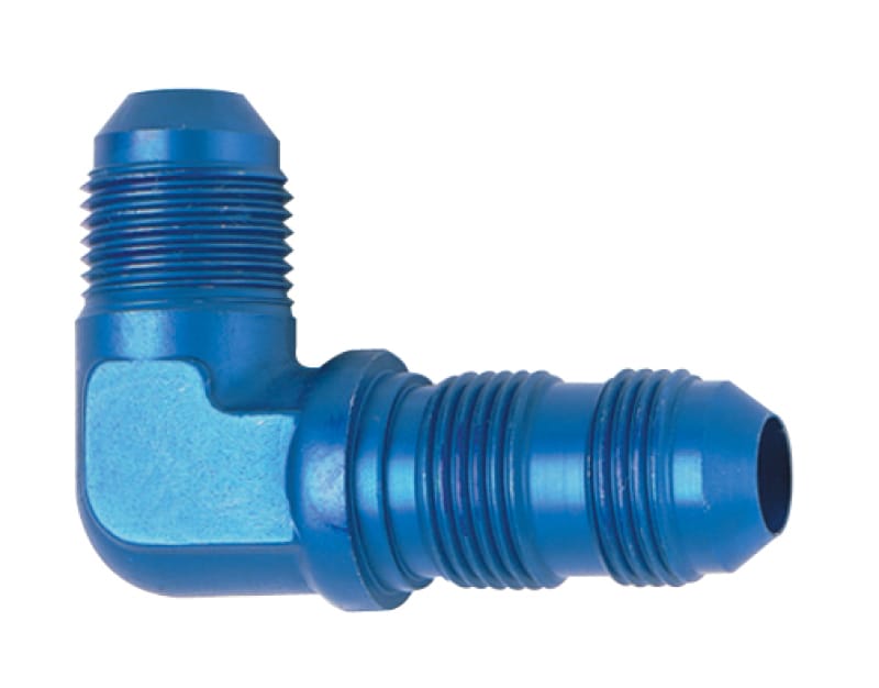 Fragola — Fragola -12AN x 90 Degree Bulkhead - Blue