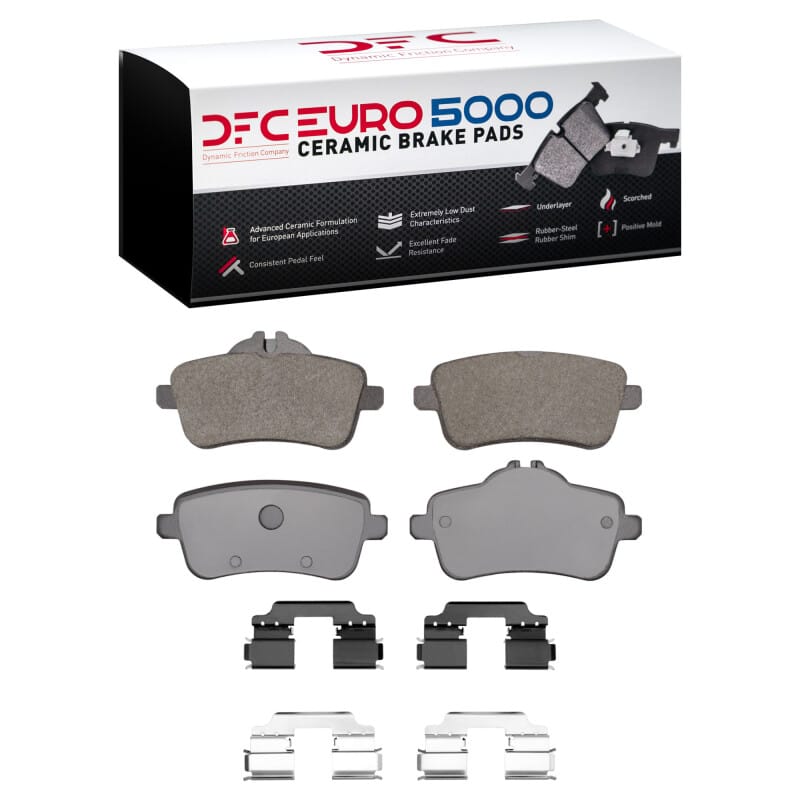 DFC — DFC 12-18 Mercedes-Benz ML350 Rear Euro 5000 Ceramic Brake Pads and Hardware Kit
DFC EURO Pads + HW