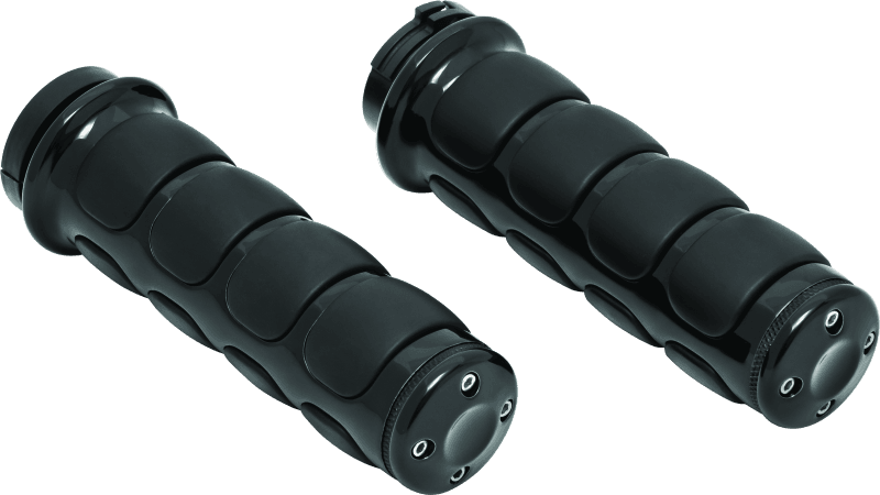 Kuryakyn — Kuryakyn ISO Grips Without Throttle Boss Dual Cable Black