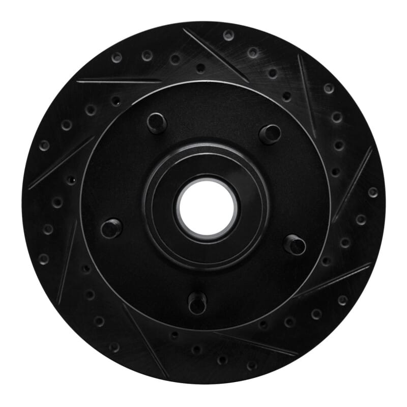 R1 Concepts — R1 1985-1997 Dodge D100 Front Right Drilled & Slotted Black Brake Rotor
R1 Brake Rotor Drill