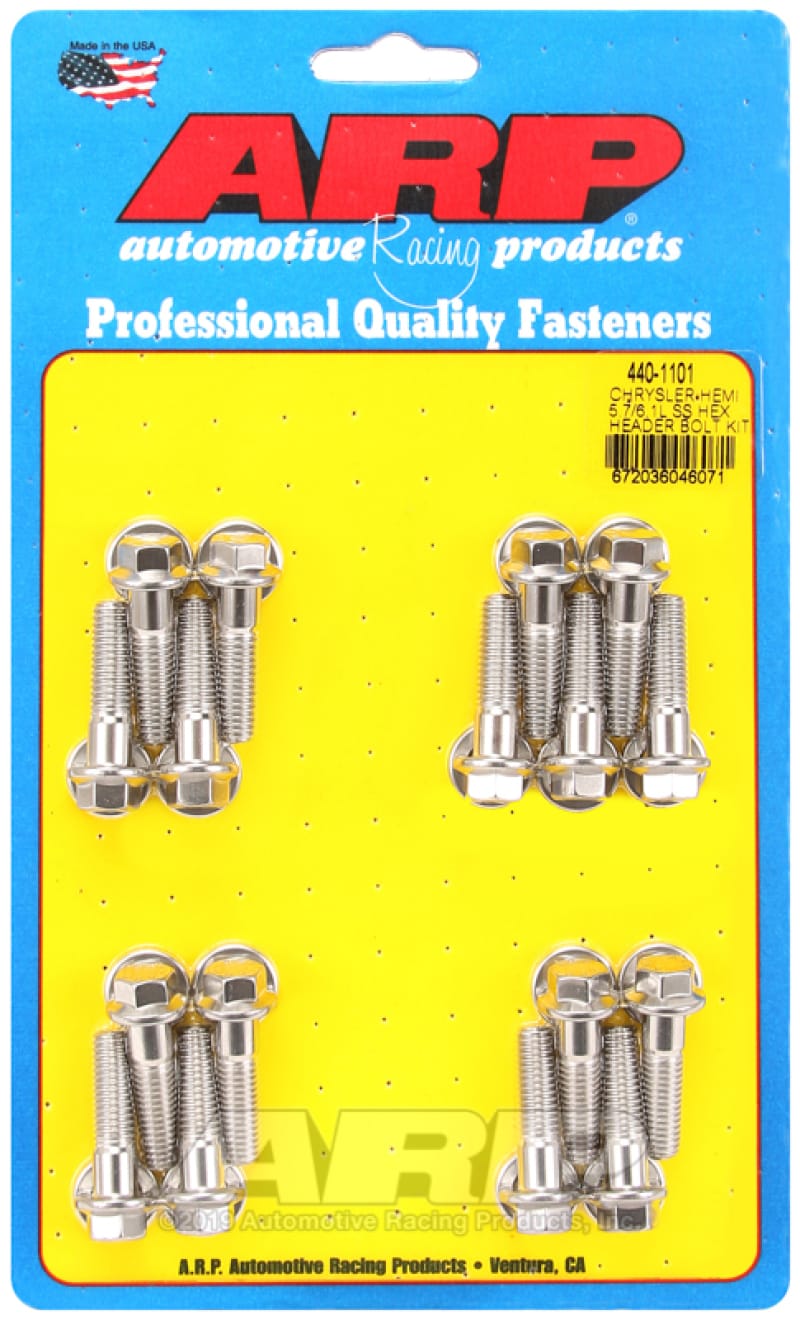 ARP — ARP Chrysler hemi 5.7/6.1L SS Hex Header Bolt Kit