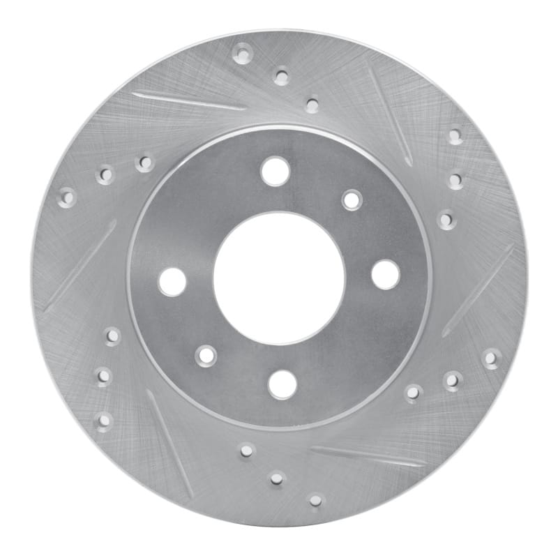 R1 Concepts — R1 86-17 Nissan TSURU (Mexico) Front Right Drilled & Slotted Silver Brake Rotor
R1 Brake Rotor Drill