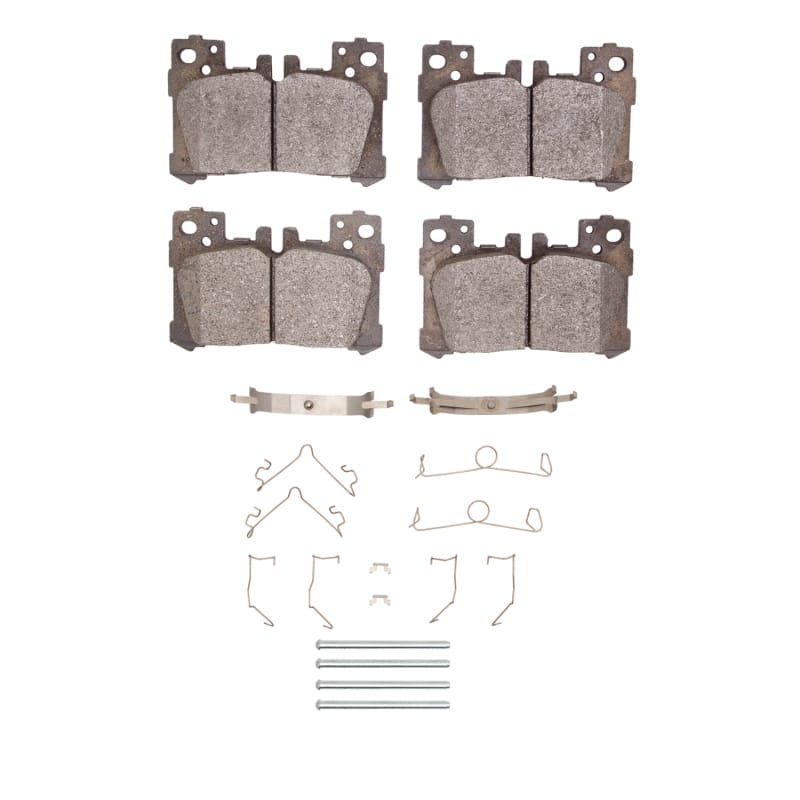DFC — DFC 21-23 Lexus LS500 Rear 5000 Advanced Ceramic Brake Pads and Hardware Kit