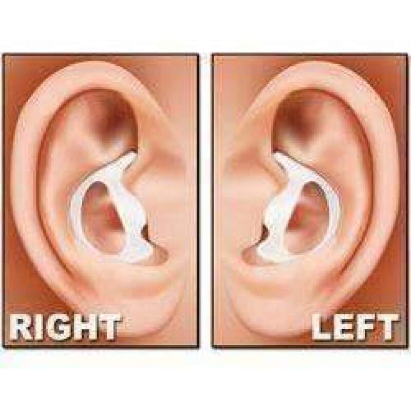 Rugged Radios — Rugged Radios Rubber Ear Mold Buds for Acoustic Tubes Left Ear / Dark Color