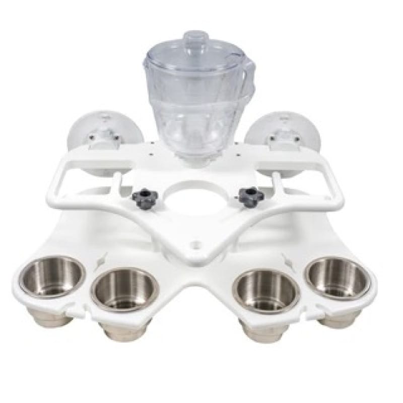 SeaSucker — SeaSucker Double Decker Party Barge Portable Bar - White