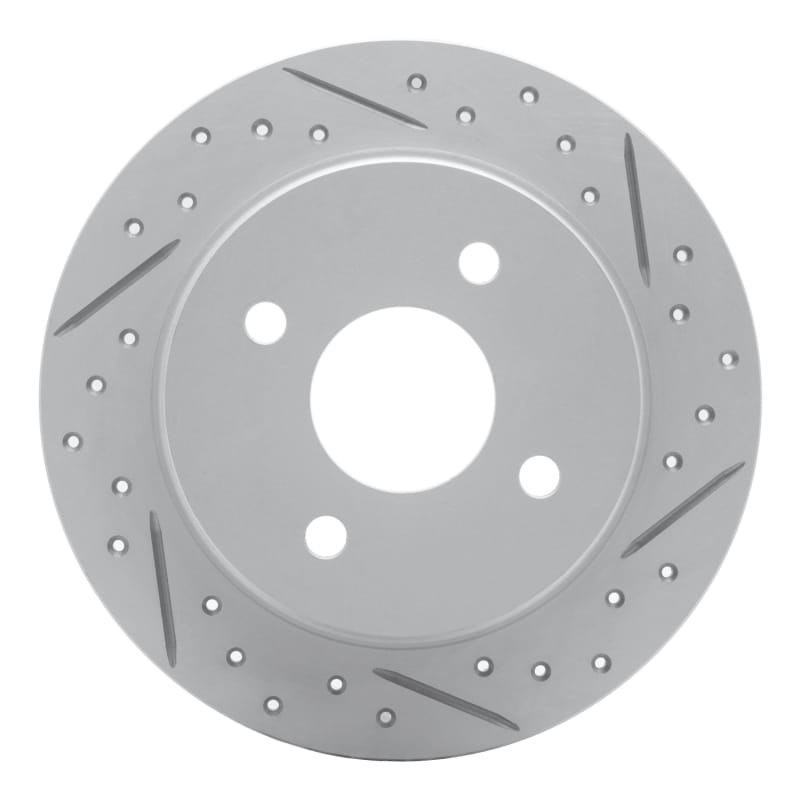 R1 Concepts — R1 12-18 Toyota Yaris (USA/Canada) Rear Right Drilled & Slotted Geo-Carbon Rotor