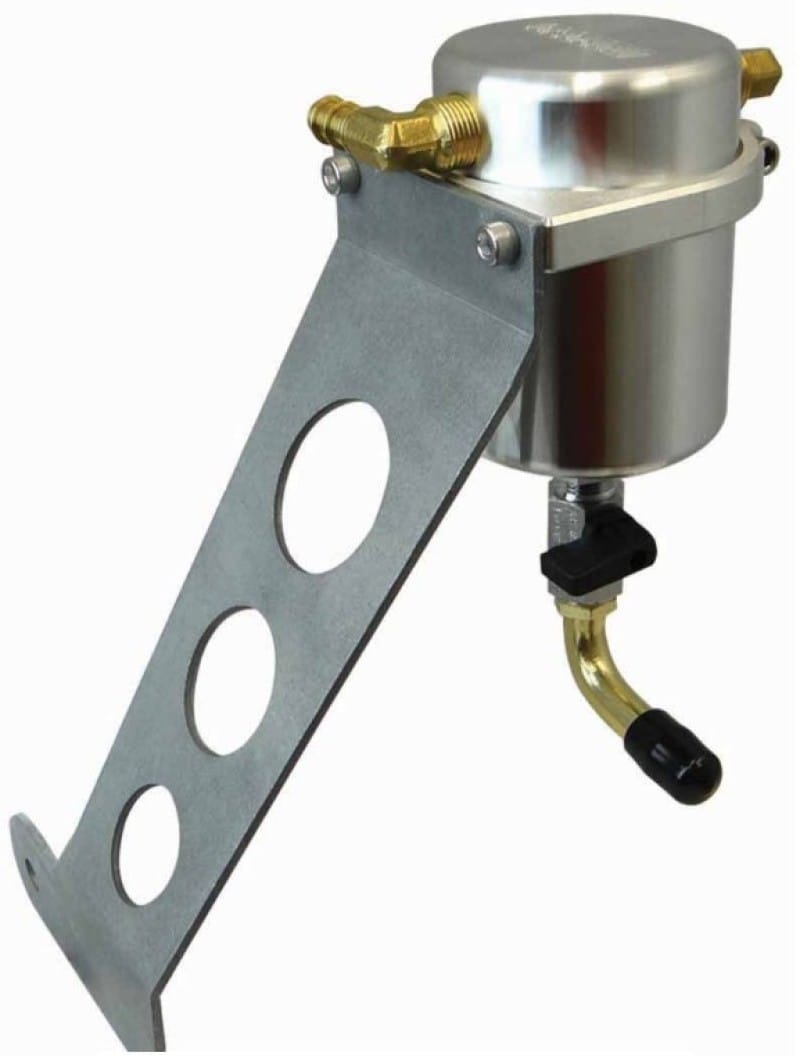 Moroso — Moroso 05-13 Chevrolet Corvette/06-13 ZO6 Air/Oil Separator Catch Can - Large Body - Billet Aluminum