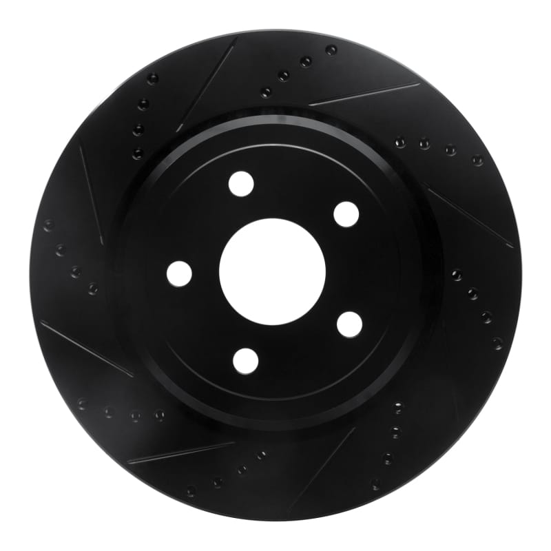 R1 Concepts — R1 2012-2025 Dodge Durango Rear Left Drilled & Slotted Black Brake Rotor
R1 Brake Rotor Drill