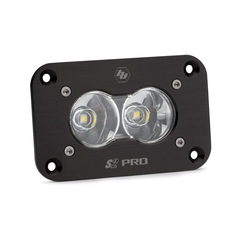 Baja Designs — Baja Designs S2 Sport Flush Mount Work/Scene Pattern LED Work Light - Clear