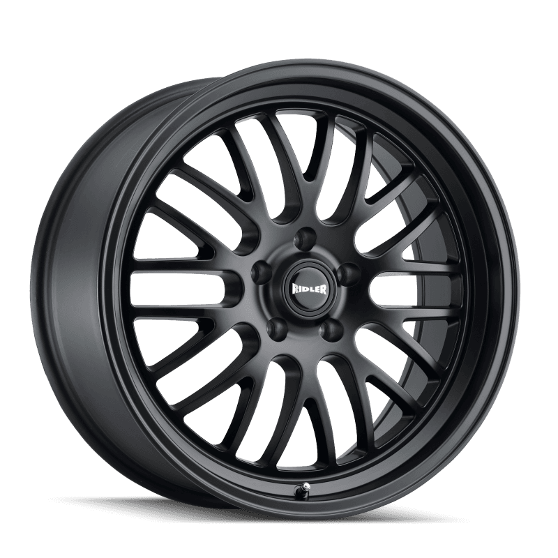 Ridler Wheels — Ridler 607 22x10.5 / 5x115 BP / 25mm Offset / 72.62mm Hub Matte Black Wheel