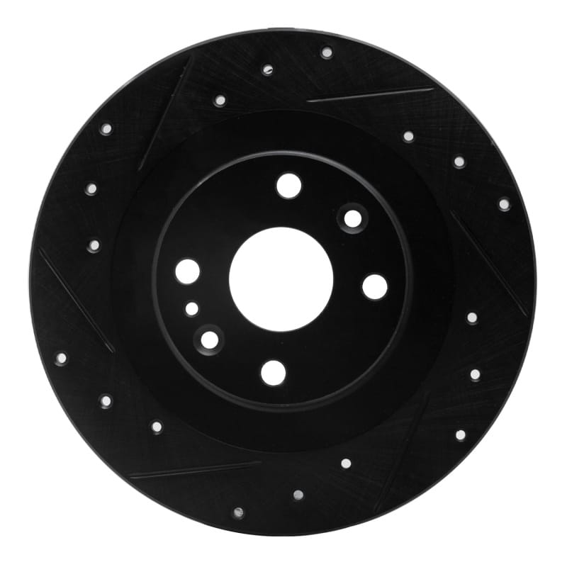 R1 Concepts — R1 01-05 Mazda Miata Rear Left Drilled & Slotted Black Brake Rotor
R1 Brake Rotor Drill