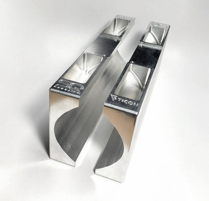 Ticon — Ticon Industries 2.5in/3in/3.5in OD Sequence Straight Tube Cutting Jig