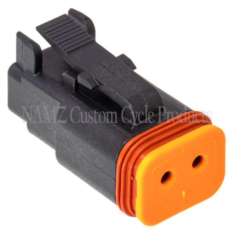 NAMZ — NAMZ Deutsch DT Series 2-Wire Plug & Wedgelock - Black (Repl. HD 72112-94BK)