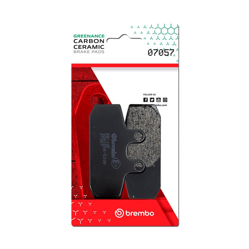 Brembo OE Powersports — Brembo OE Aprilia Atlantic Carbon Ceramic Brake Pad - Front