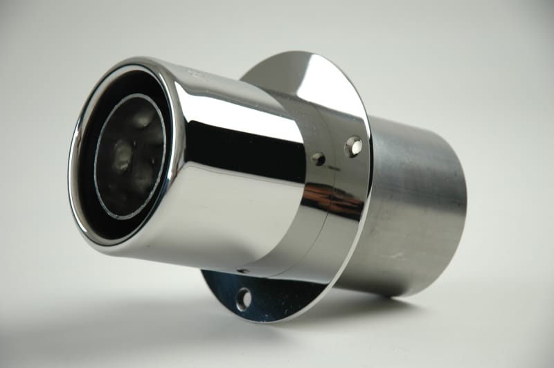 Gibson — Gibson Marine Power Tip Muffler (Pair) Transom Mount - 4in Inlet/4in Length - Stainless
Marine