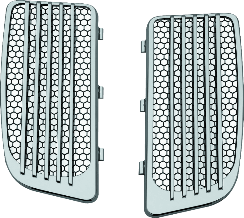 Kuryakyn — Radiator Grills For Twin Cooled Twin Cams Chrome