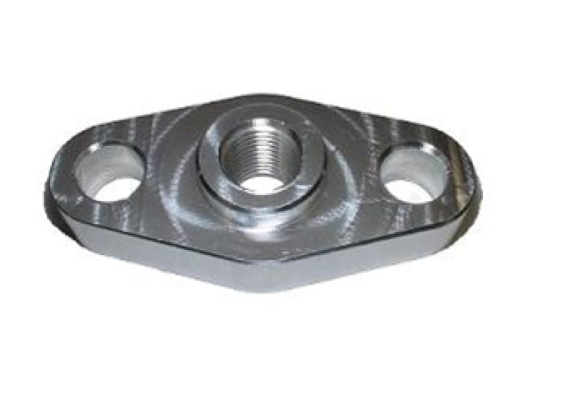 Torque Solution — Torque Solution Billet Oil Feed Inlet Flange: Universal T3/T4 Turbos