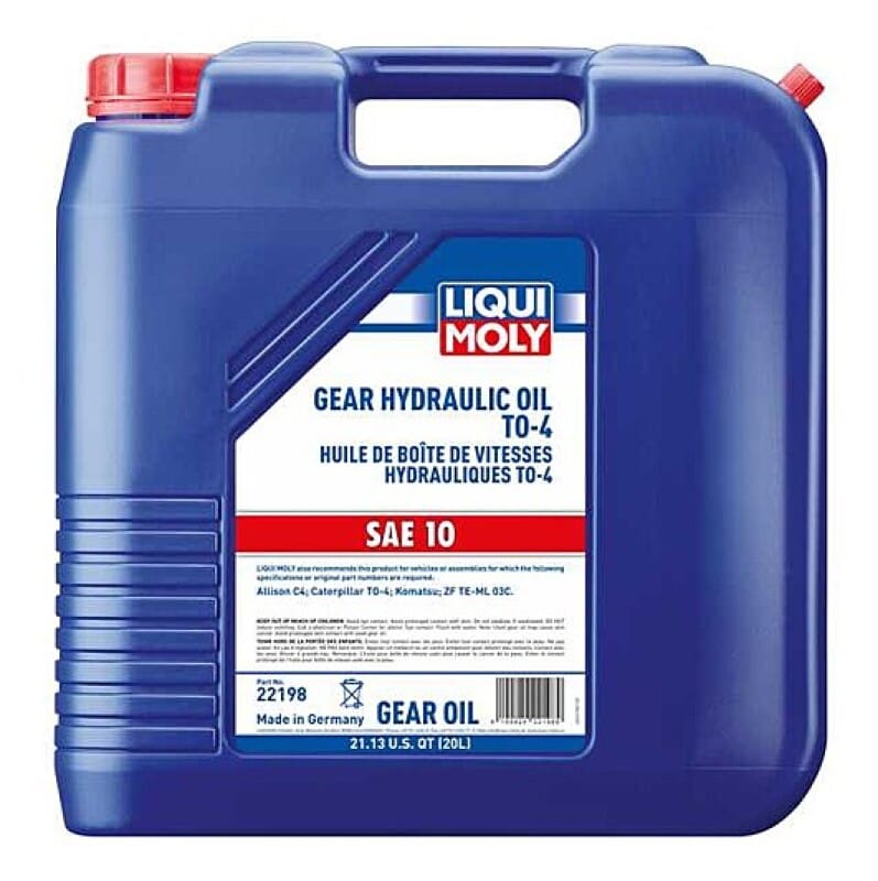 LIQUI MOLY — LIQUI MOLY 20L Gear Hydraulic Oil TO-4 SAE 10W