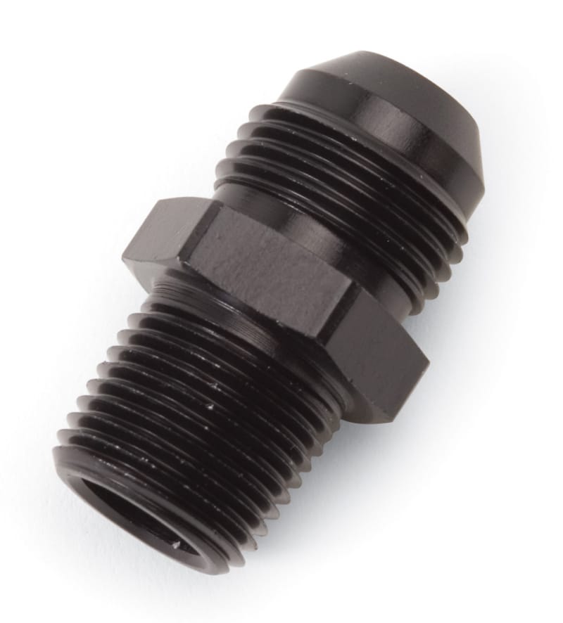 Russell — Russell Performance -8 AN to 3/8in NPT Straight Flare to Pipe (Black)
Adapter Fitting