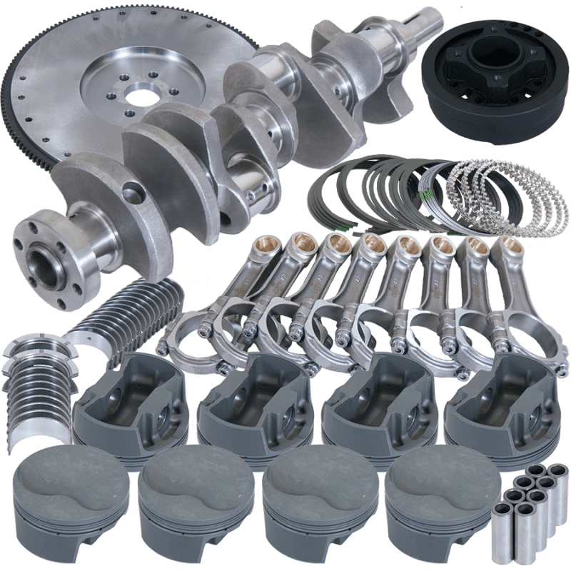 Eagle — Eagle Ford 302 3.250in Crank 5.400in I-Beam Rods 4.040in Pistons 157 Tooth FW Balanced Assembly
Bal Str & Strip Assy