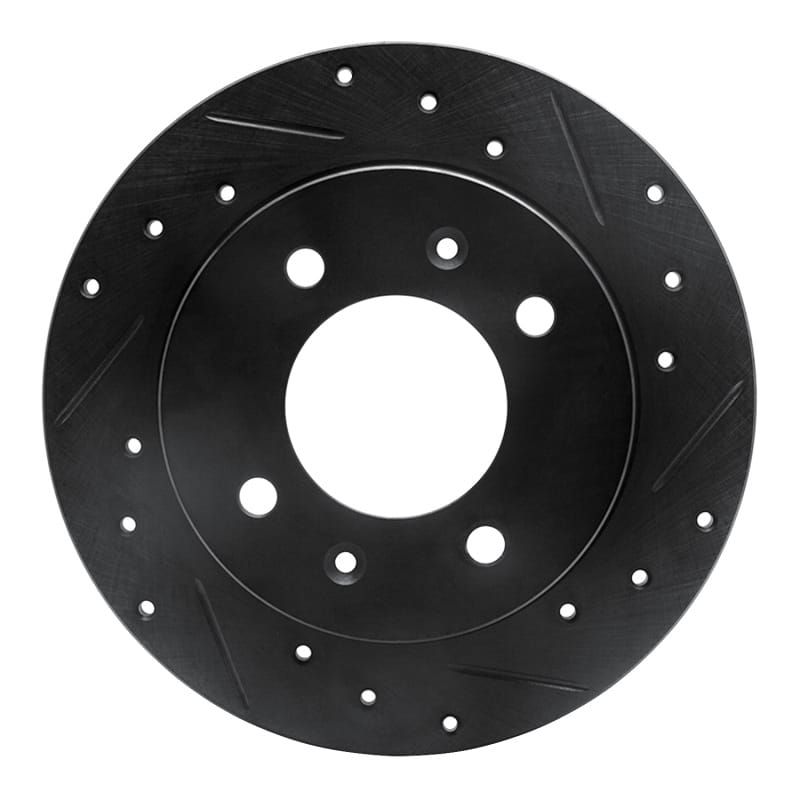 R1 Concepts — R1 97-06 Hyundai Tiburon Rear Right Drilled & Slotted Black Brake Rotor
R1 Brake Rotor Drill