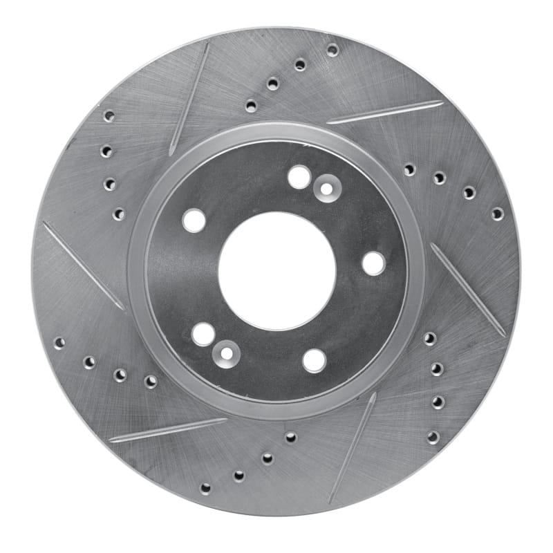 R1 Concepts — R1 07-12 Hyundai Veracruz Rear Left Drilled & Slotted Silver Brake Rotor
R1 Brake Rotor Drill