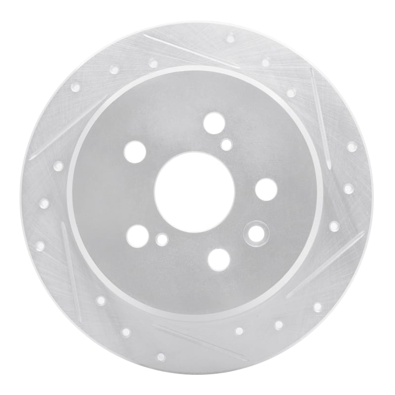 R1 Concepts — R1 96-99 Toyota Celica Rear Right Drilled & Slotted Silver Brake Rotor
R1 Brake Rotor Drill