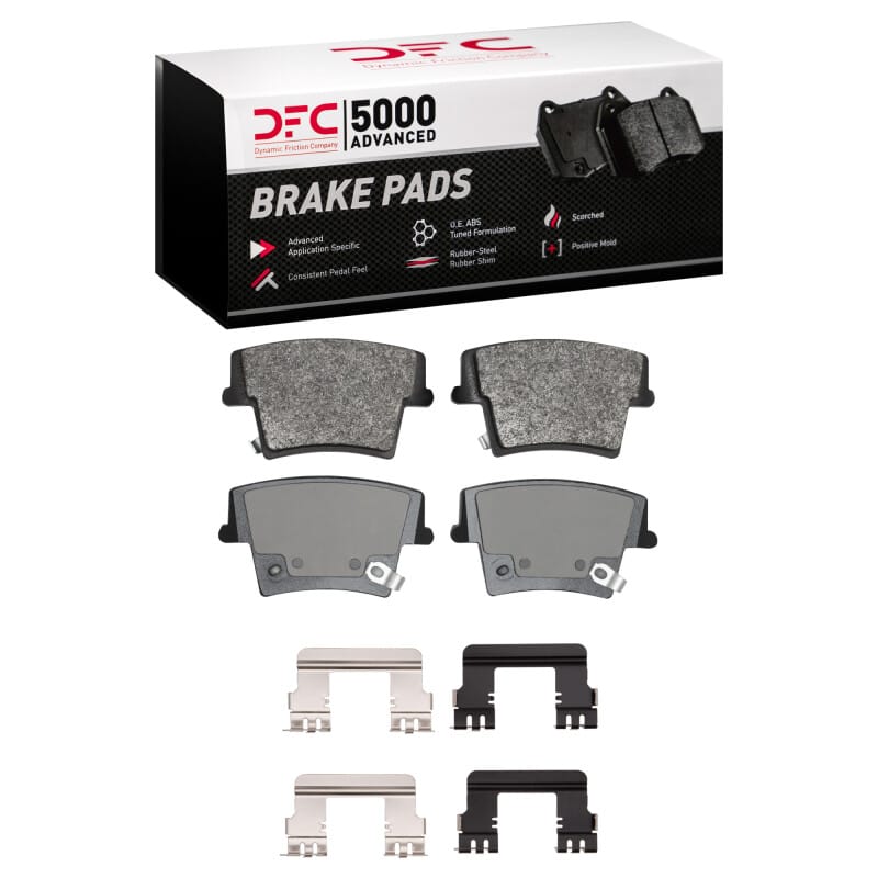 DFC — DFC 06-14 Dodge Charger Rear 5000 Advanced Semi Metallic Brake Pads and Hardware Kit
DFC Brake Pad Set