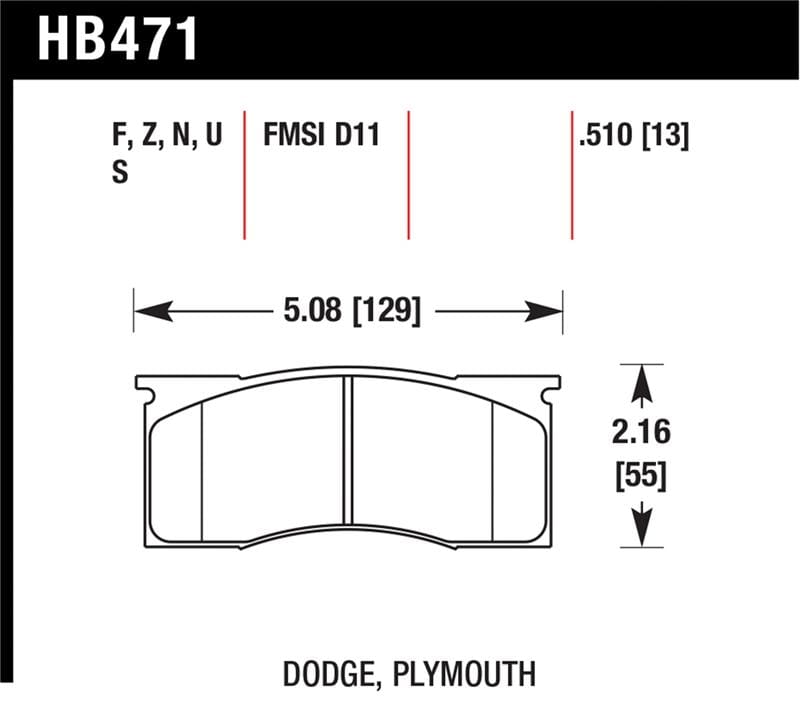Hawk Performance — HPS Disc Brake Pad