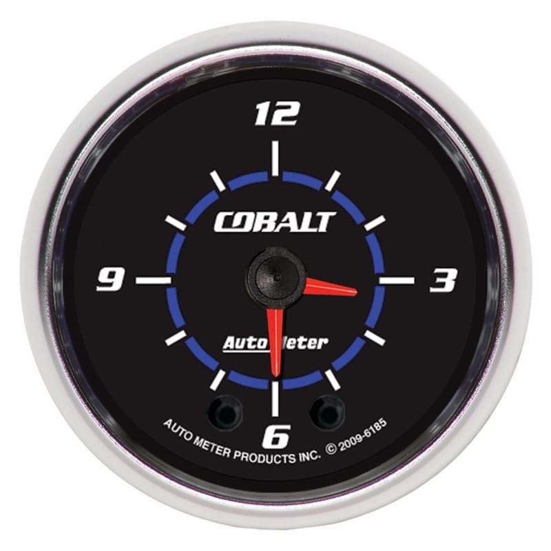 AutoMeter — Autometer Cobalt 2-1/16in 12 Hour Analog Clock
2" CLOCK ANALOG CB
