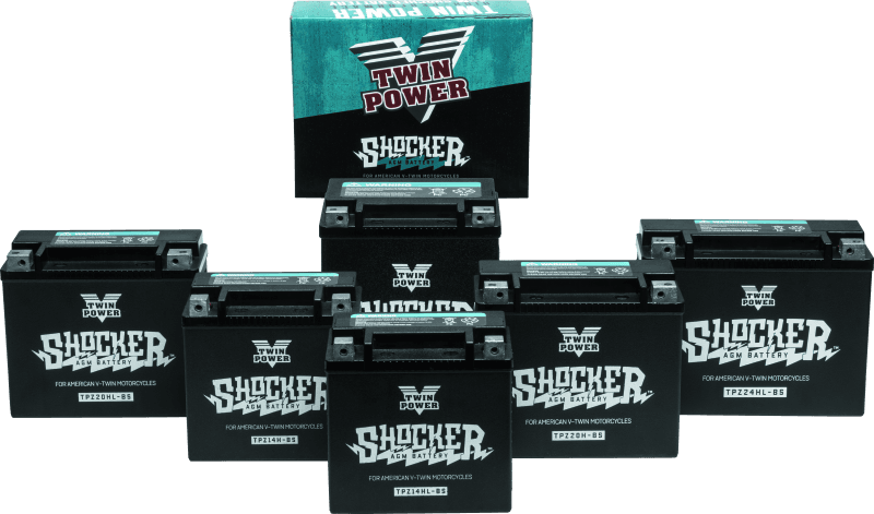 TwinPower — YTX-14 Shocker Battery, 14Ah, 12V, 5.87 in. L x 3.4 in. W x 5.67 H